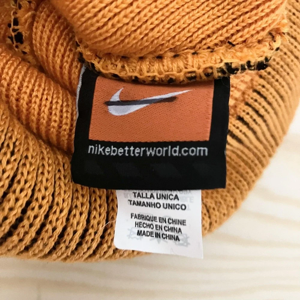 Tennessee Volunteers Nike Knit Beanie Hat Mens One Size Orange NCAA Football - Picture 6 of 8